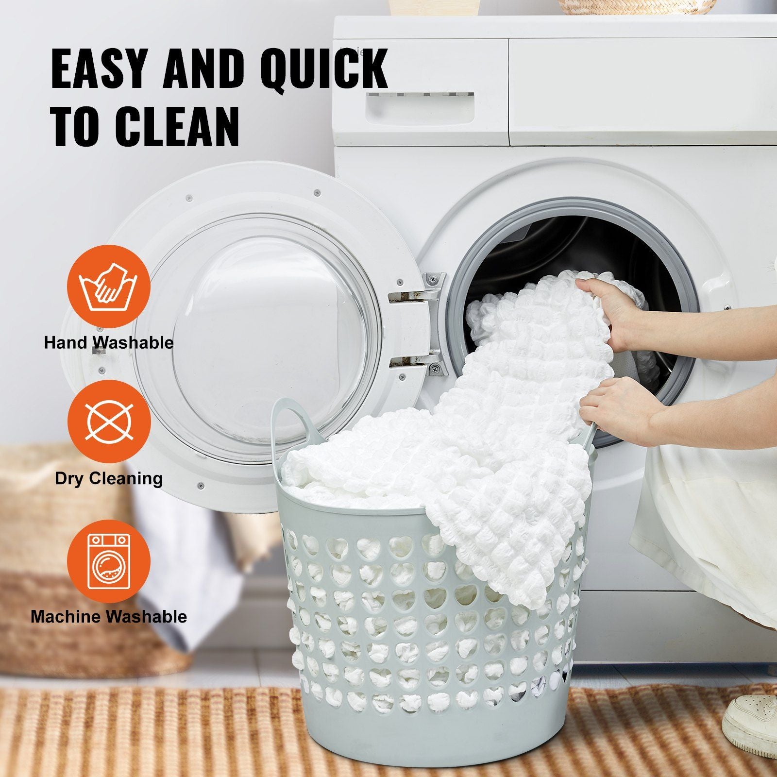 VEVOR Stretch Spandex Folding Chair Covers, Universal Fitted Chair Cover with Skirt, Removable Washable Protective Slipcovers, for Wedding, Holiday, Banquet, Party, Celebration, Dining (4 PCS White) - JM Variety Store